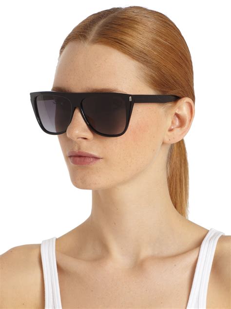 saint laurent oversized shield sunglasses|yves saint laurent sunglasses women's.